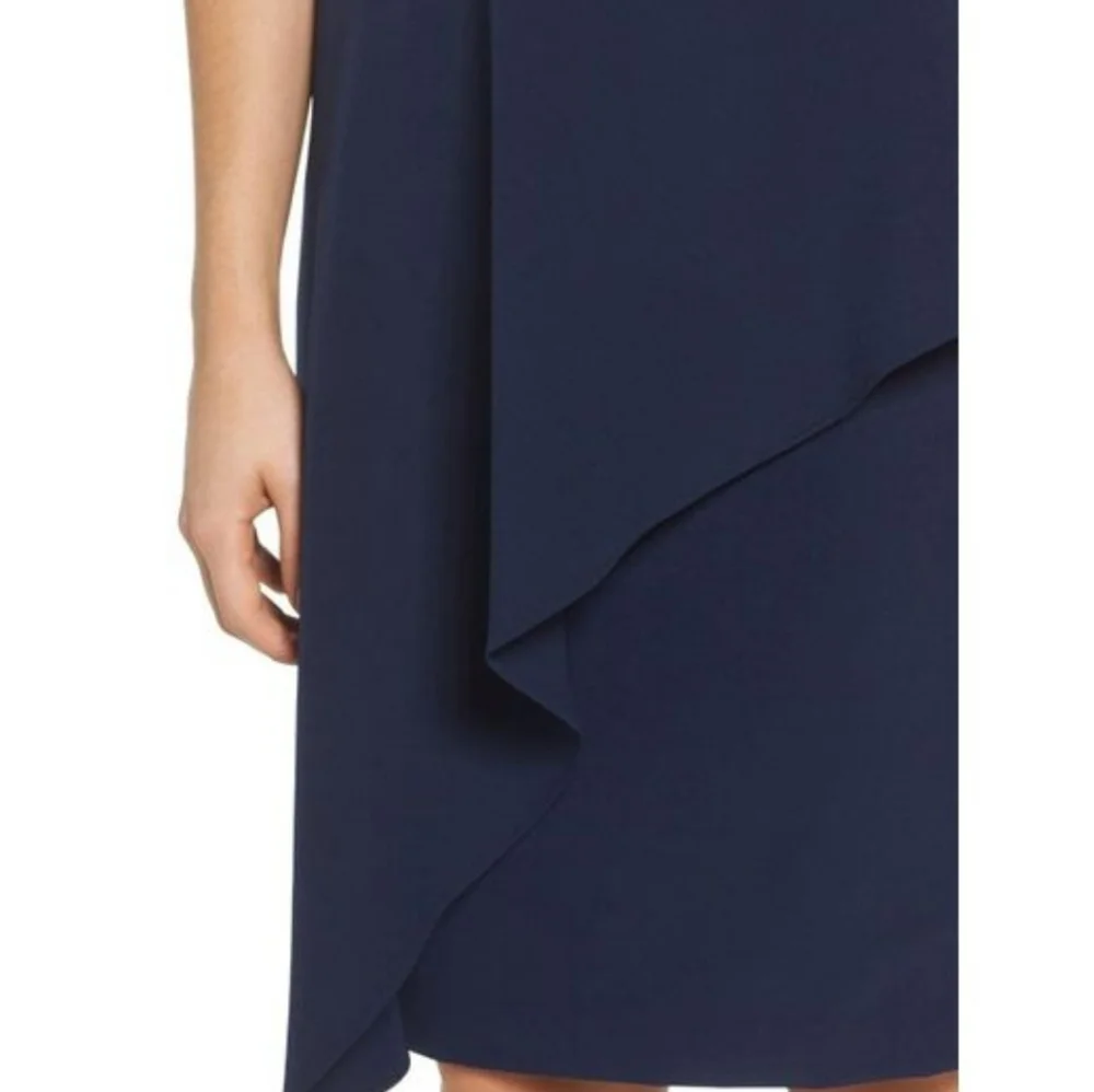 Maggy London Navy Blue Dress Size 12 - Picture 3 of 11